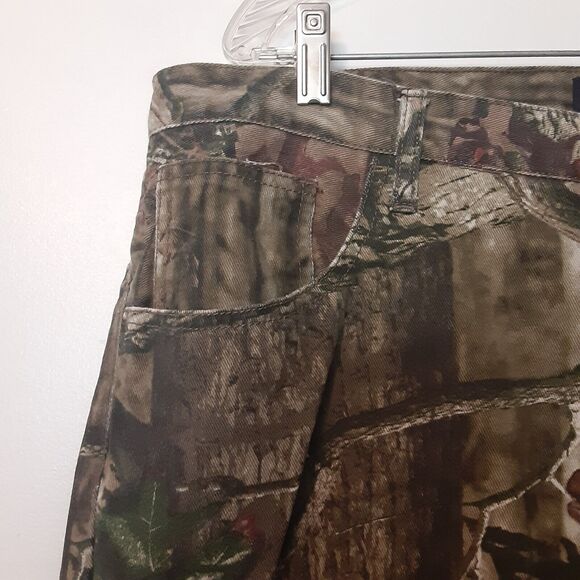 Mossy Oak Denim Jeans Men's 38x32 Country Camouflage Hunting Pants Outdoors - Picture 3 of 8